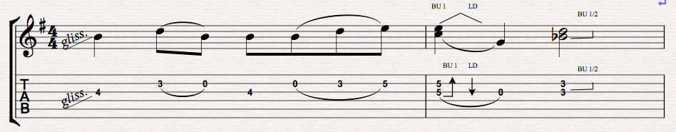Pedal Steel Country Guitar Lick 3